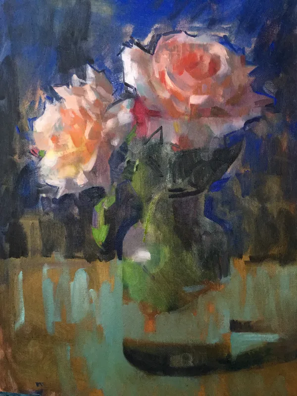 James Bland, Roses on Ultramarine