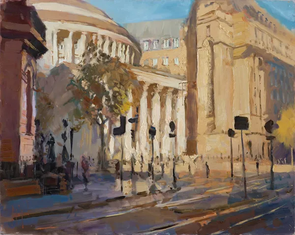Rob Pointon ROI, Sunbathed Portico, Central Library, 2020