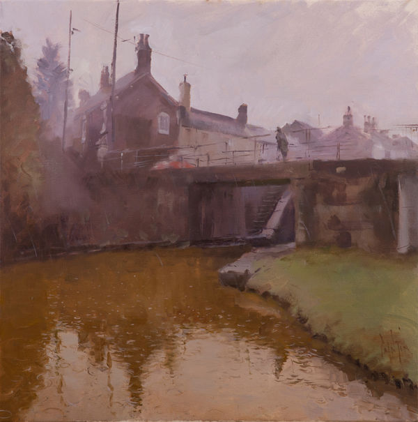 Rob Pointon ROI, Below Thurlwood Lock, drizzle