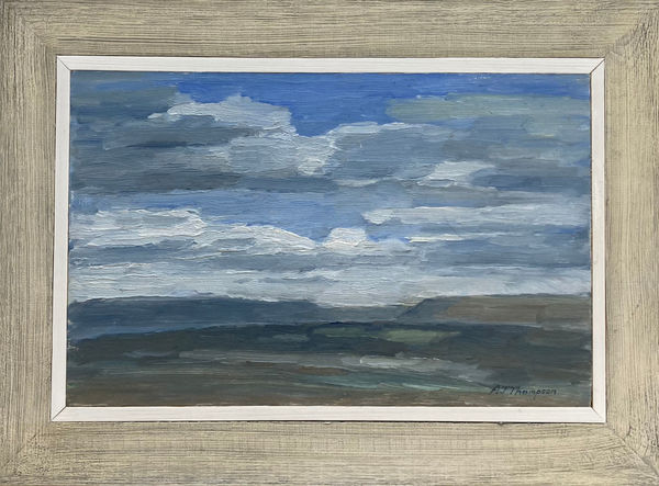 Alan James Thompson, Landscape with Clouds