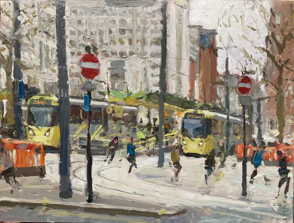 Adam Ralston ROI, Tram Stop, St Peter's Square