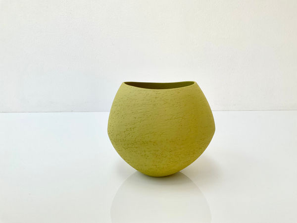 Ashraf Hanna, Small Chartreuse Bowl (commission)