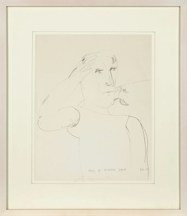David Hockney, Study for Wiltshire Figure, 1963