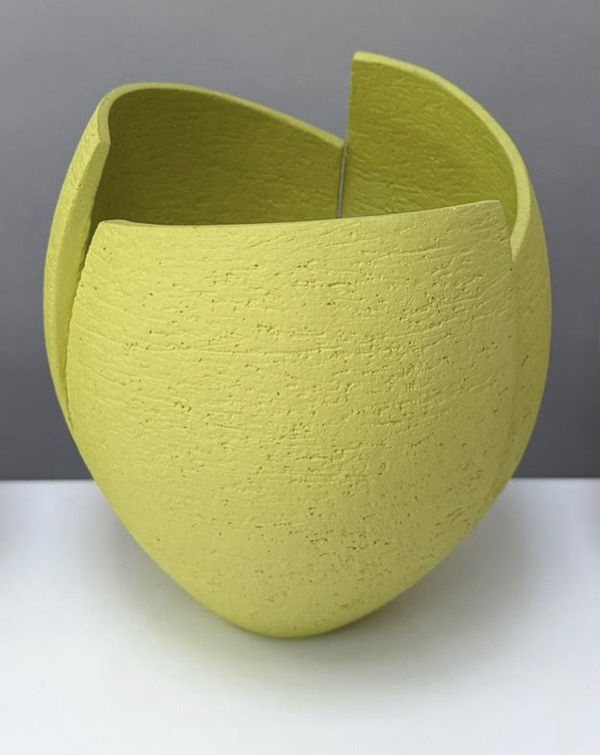 Ashraf Hanna, Chartreuse cut and altered pinch pot