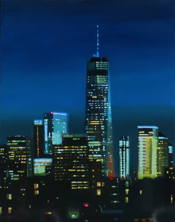 Michael Ashcroft ROI MAFA, Freedom Tower by Night, 2021