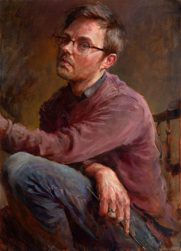 Rob Pointon ROI, Lockdown Self Portrait, 04/2020