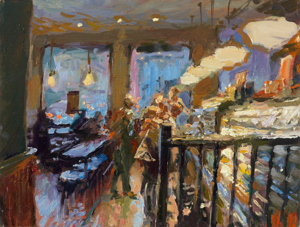 Rob Pointon ROI, Café Interior, 02/20
