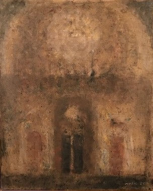 Anton Zoran Music, Interno di cattedrale, 1985