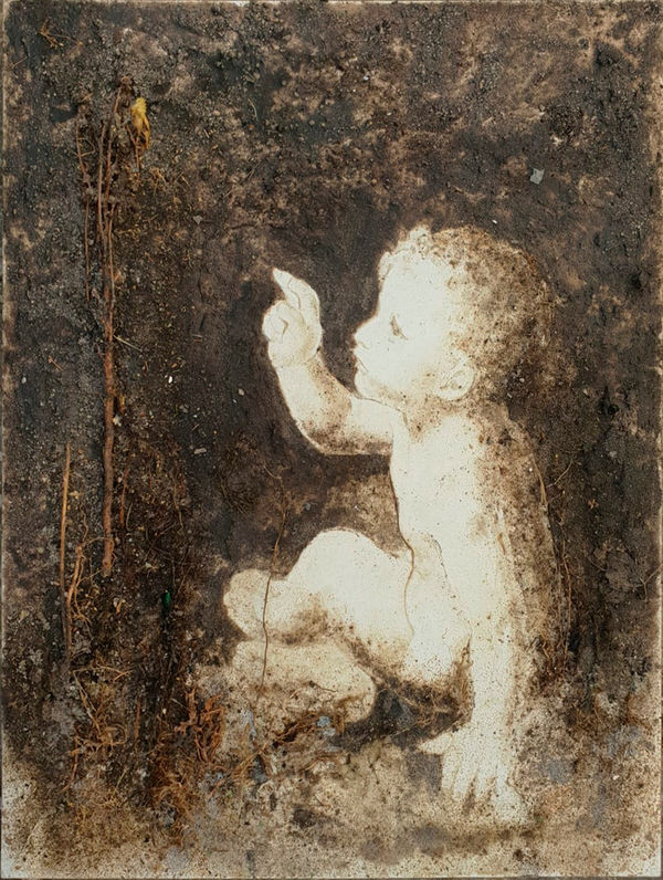 Enzo Fiore Appropriazione - La Vergine delle Rocce, 2023