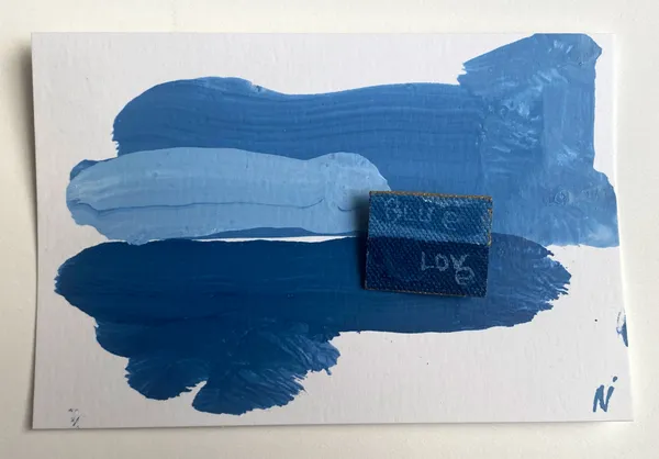 Nigel Scott, Postcard and Pin 9, 2023