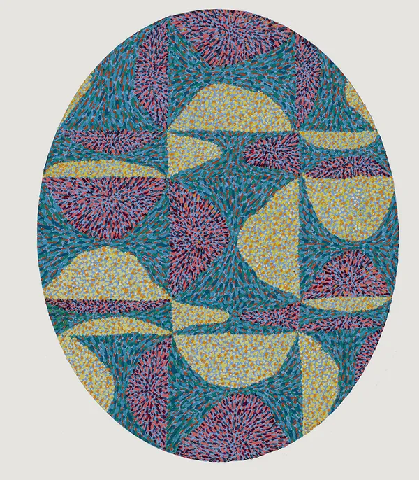 Peter Campbell, Tiptoeing, 2021