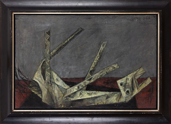 Yosl Bergner - Wooden Horse, 1958