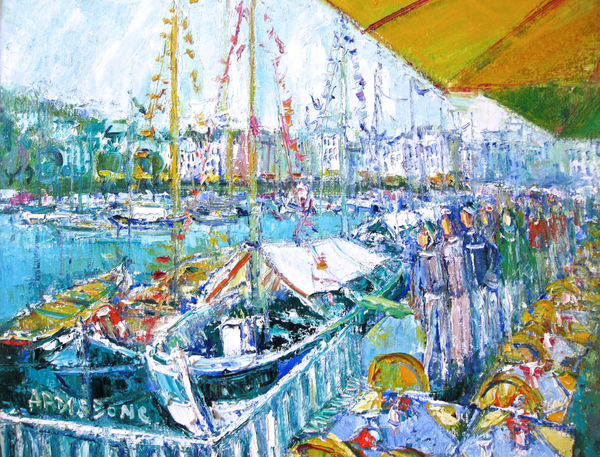 Yolande Ardissone, TERRASSE À HONFLEUR