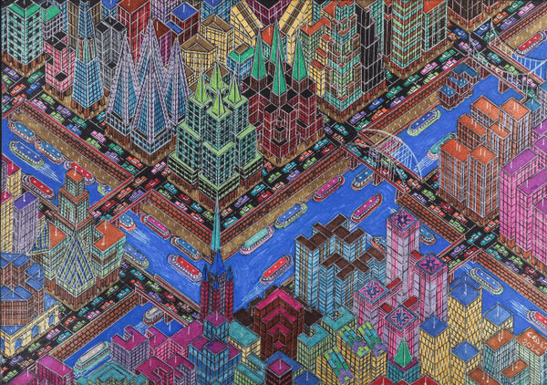 Mamadou Cissé, Sans titre, 2016