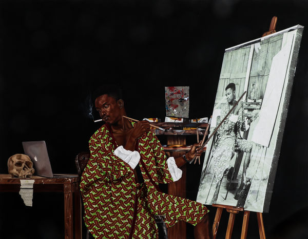 Joseph Kojo Hoggar, Self irony, 2022