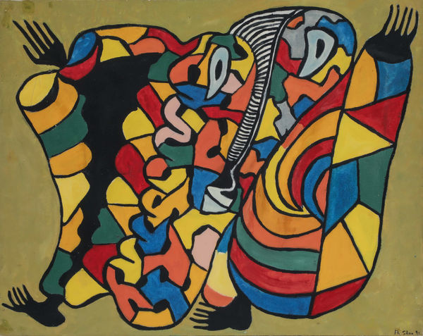 Philippe Sène, Le lutteur, 1991