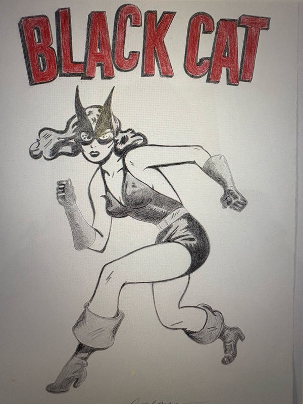 Mel Ramos, Black Cat, 2018