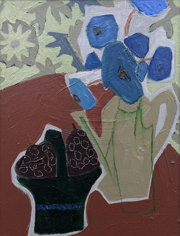 Marc Taylor, Blue Flowers and Grapes