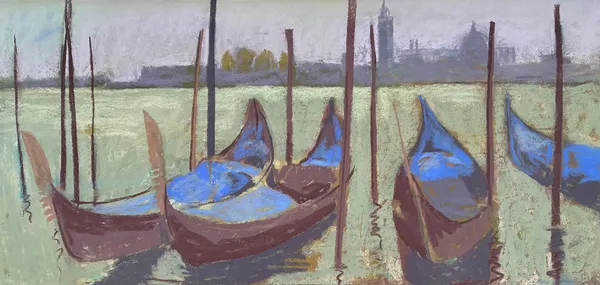 Sue Campion, Gondolas Venice (Hungerford Gallery)