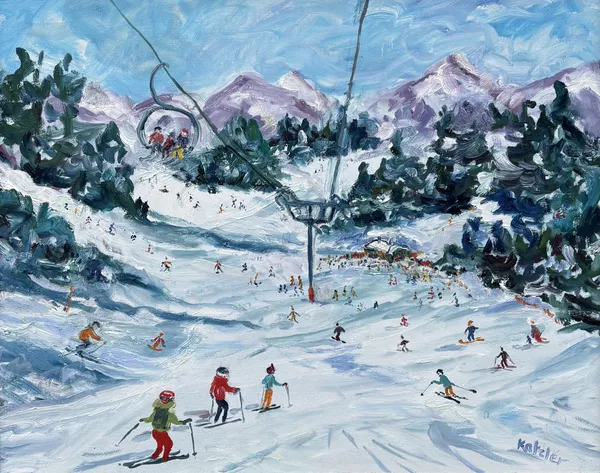 Fi Katzler, Busy Pistes (London Gallery)