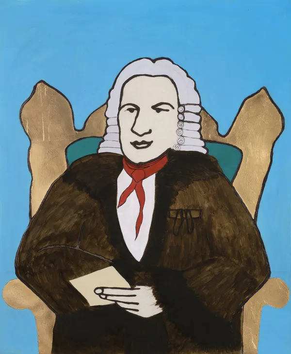 Kate Boxer, Johann Sebastian Bach (Unframed)