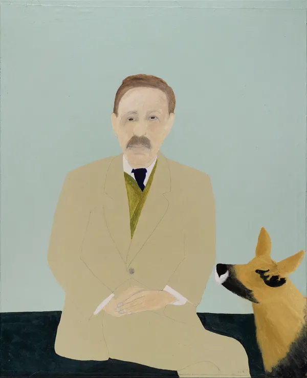 Kate Boxer, E M Forster and Tulip (London Gallery)