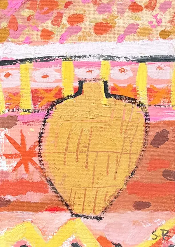 Sam Rudd, Yellow Vase (London Gallery)