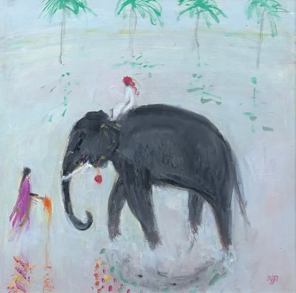 Ann Shrager, Elephant in the Pool (London Gallery)