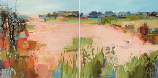 Kate Rhodes, The Quiet Between (Diptych)