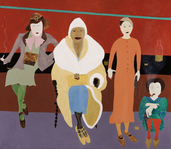 Kate Boxer, Maudie Baby Lawson, Madame St. Clair, Eva Lichetti and Bonnie Parker