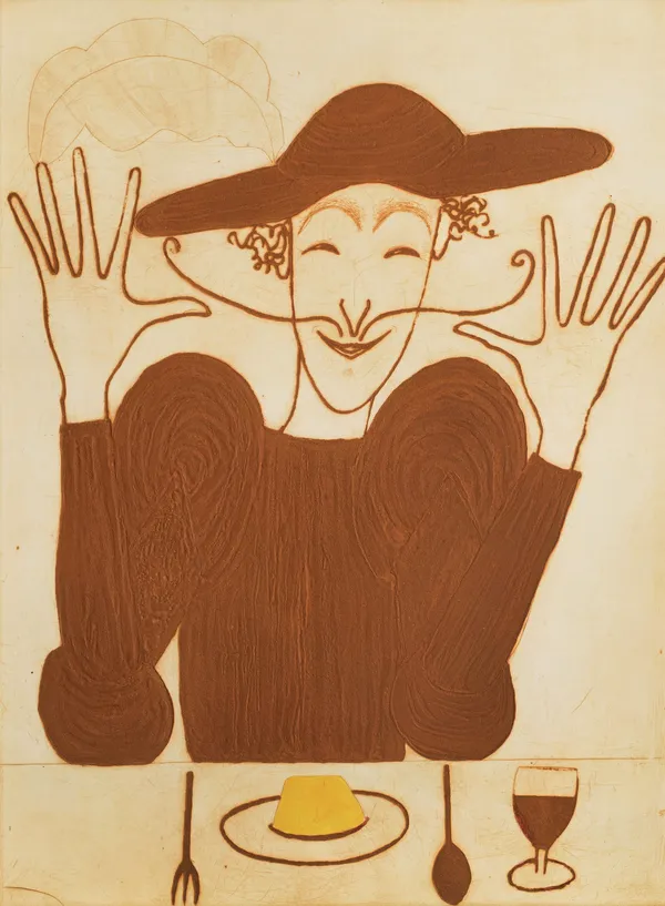 Kate Boxer, Barrafina Diner (Unframed)