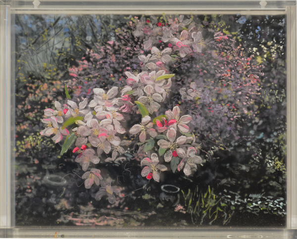 Martin Weinstein Crabapple, 3 Evenings, 2022 Acrylic on acrylic panels 11.5 x 14 x 2.5 inches