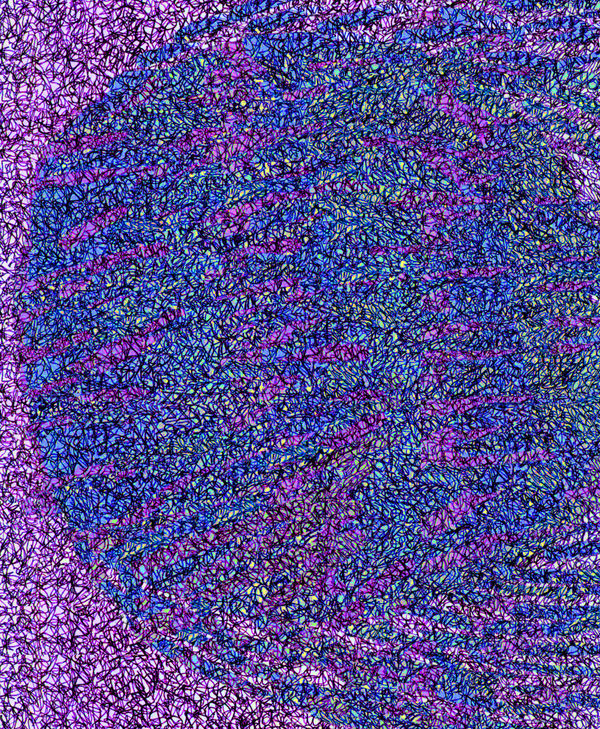 Kaethe Kauffman In the Wind , 2024 Ink on Archival Paper 14”x11”