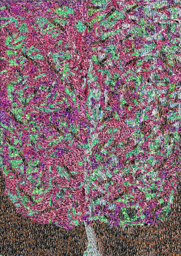 Kaethe Kauffman Autumn Changes II, 2024 Ink on Archival Paper 14”x11”