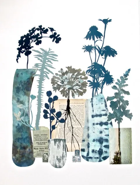 Deborah Weiss, Daylight Blooms in Conservation Aquamarine, 2023