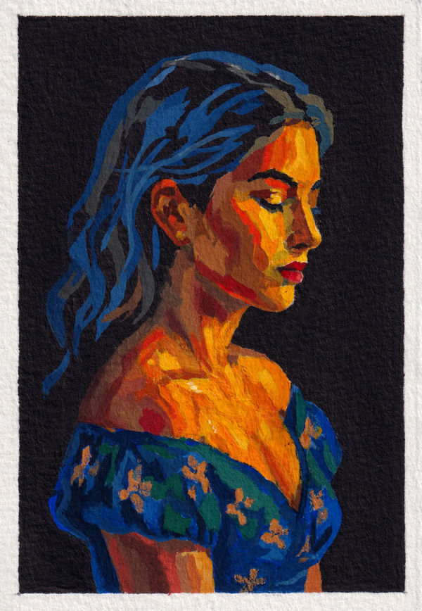 Charles Moxon, Woman in Summer Light, 2025