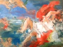 Ghislaine Howard, Study after Titian's 'Rape of Europa', 2015