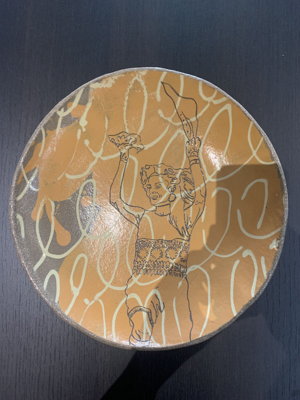 Emilie Taylor, Untitled (Slipware Plate 7), 2020