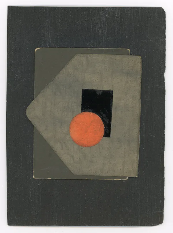 Andy Burgess, House On Its Side, Constructivist Collage Series, 2025