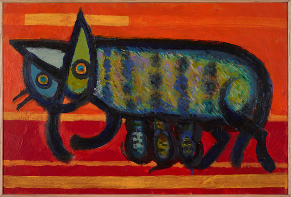 Fawzi Baalbaki, الهرة المرضعة, 2024