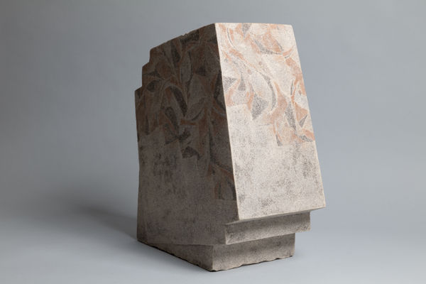 Wada Morihiro 和田守卑良, Sajifu Soumonki Vessel 砂瓷風草文器, 1980