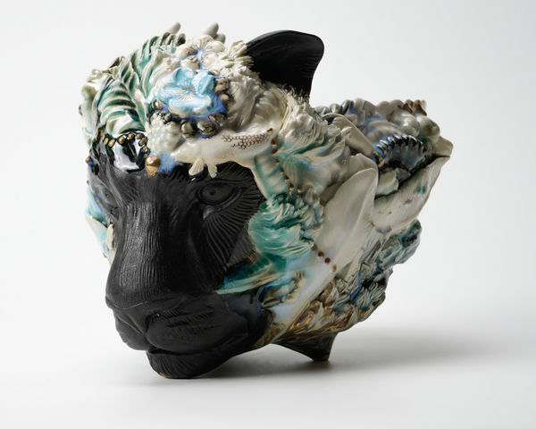 Oishi Sayaka 大石早矢香, ANIMA bowl (Lion) ANIMA 盌, 2024