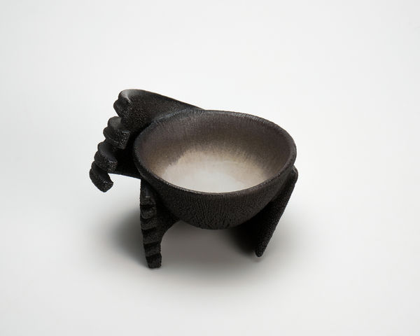 Matsutani Fumio 松谷文生, No.1 Rei (Black) sake vessel, 2025