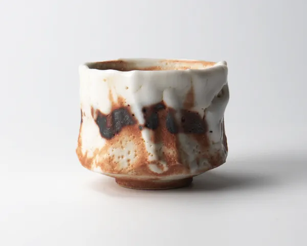 Kato Toyohisa 加藤豊久, Shino-glazed sencha cup