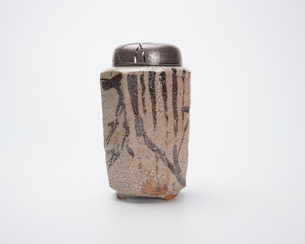 Nishioka Koju 西岡小十 E Karatsu faceted incense burner