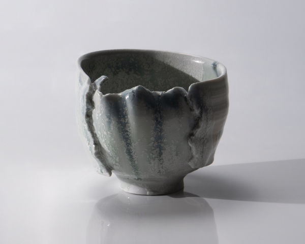 Kato Mami 加藤真美, Frost glazed tea bowl, 2025