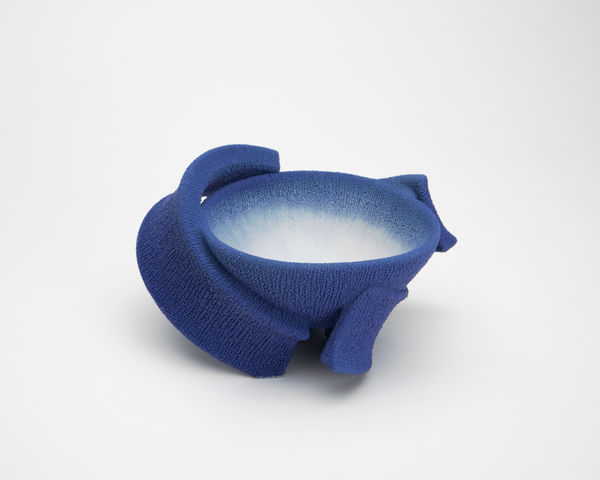 Matsutani Fumio 松谷文生, No.16 Sō Kei (Blue) Sake cup, 2025