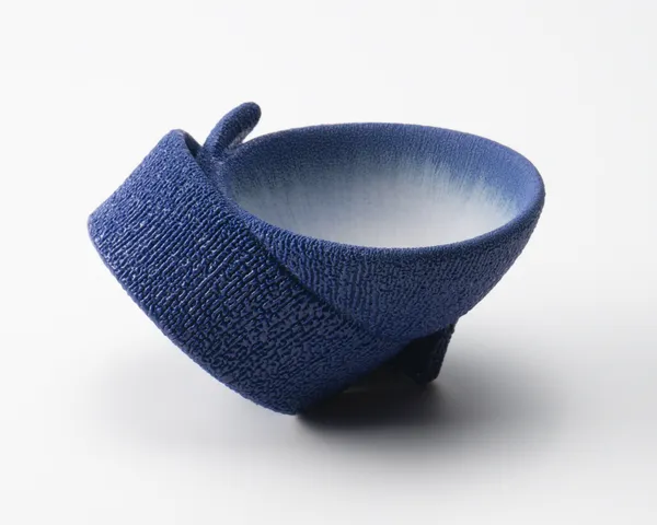 Matsutani Fumio 松谷文生, D2 - Sō Kei (Blue) Sake cup, 2025