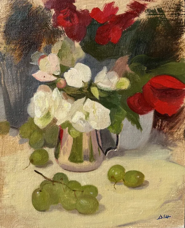 Still life with grapes
