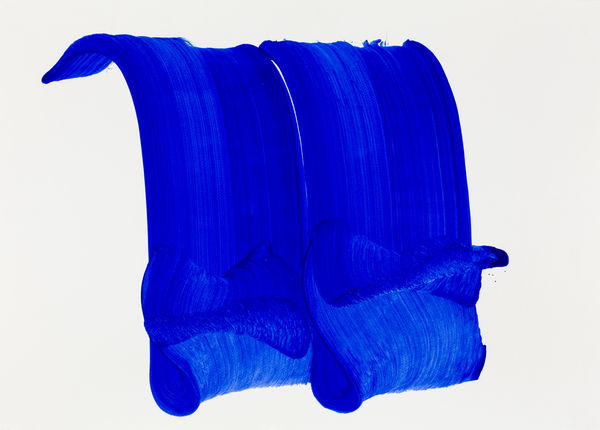 Najia Mehadji, Blue wave, 2018